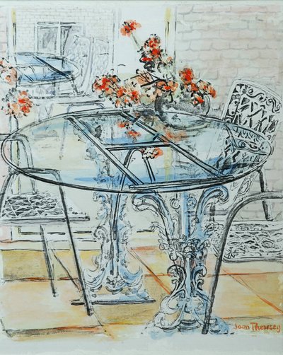 Patio Garden Pale, 2010 by Joan Thewsey
